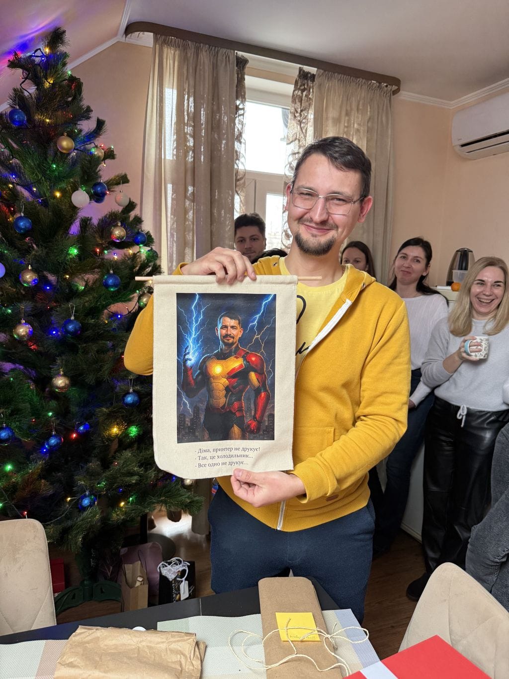 Office with a phone booth