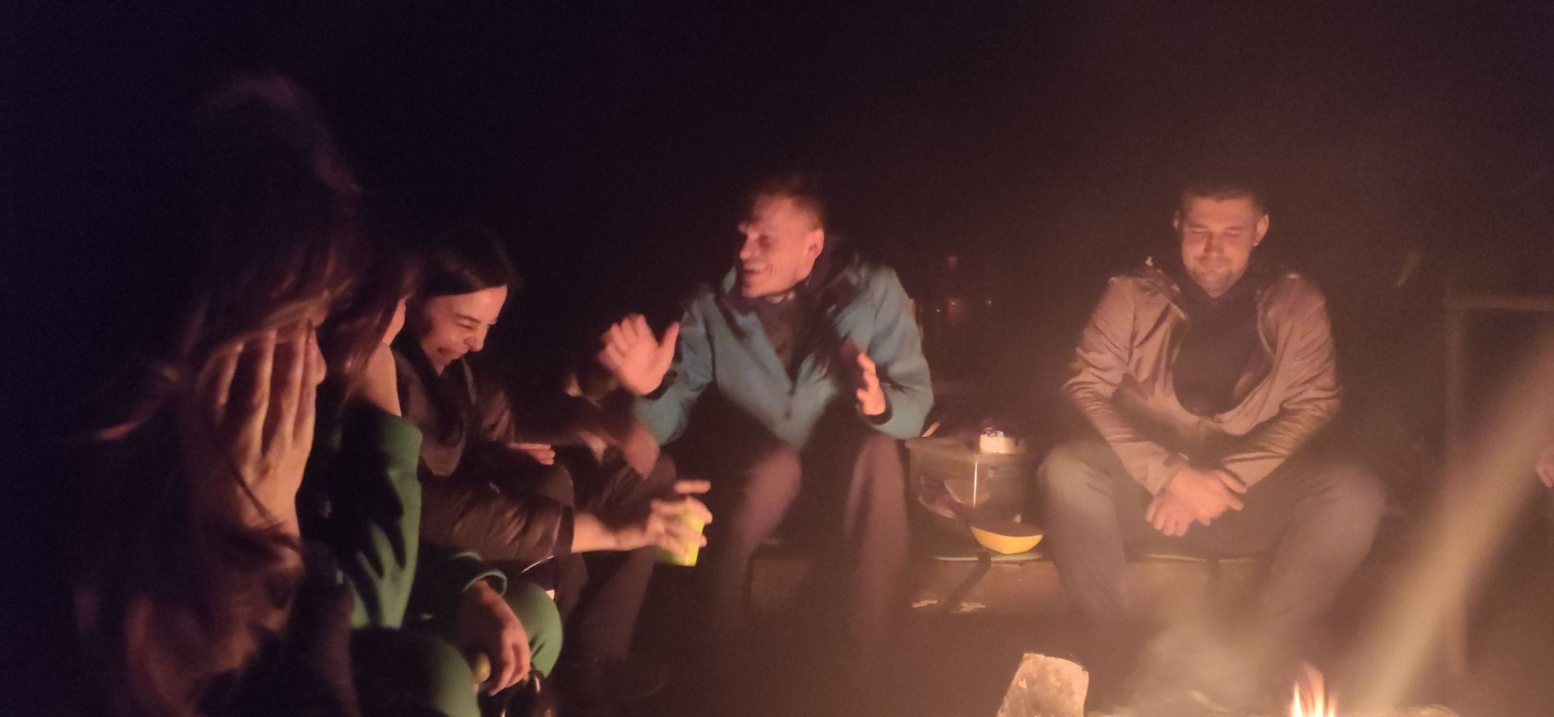 Two employees working with computers