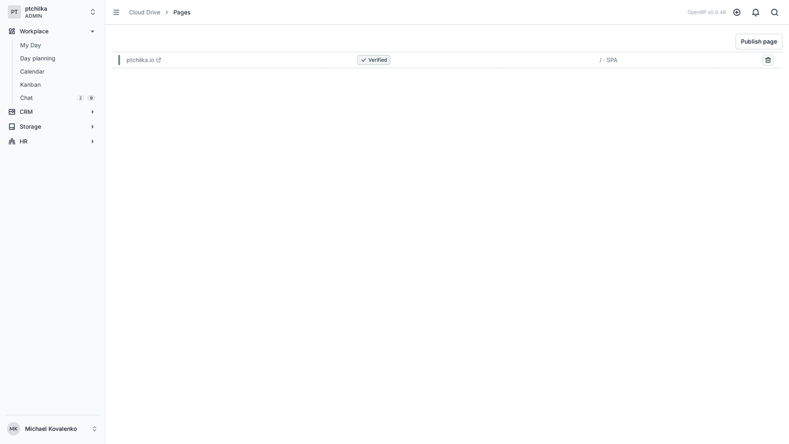 Publishing a drive as a website (2/3)